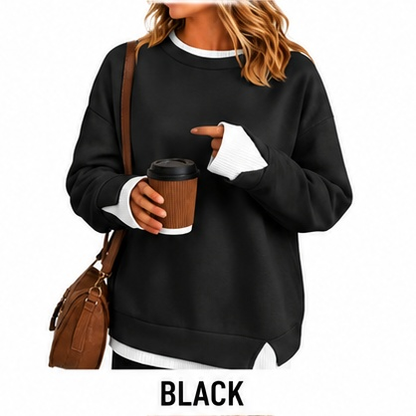 Women’s Layered Crewneck Sweatshirt