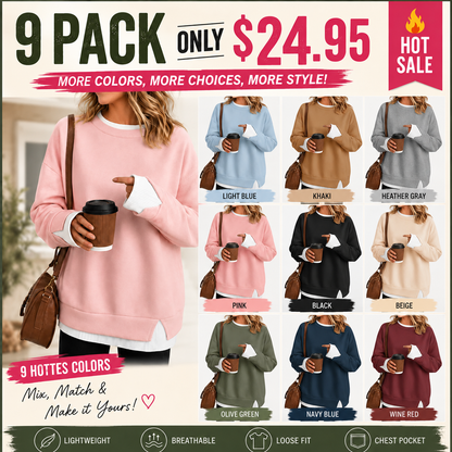 Women’s Layered Crewneck Sweatshirt